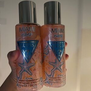 2X NEW GUESS MIAMI VIBES SHIMMER MIST FOR HER. 8.4 fl.oz / 250 ml